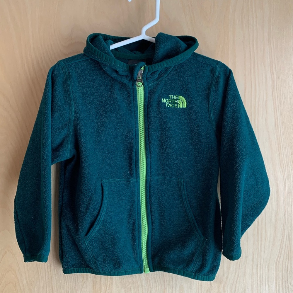 TNF fleece hooded zip-up, size 18-24 mos. GUC